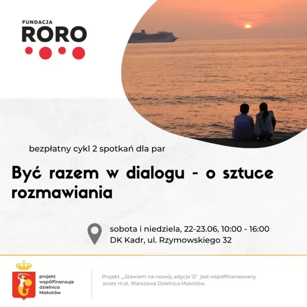 BYĆ RAZEM W DIALOGU. WARSZTATY STACJONARNE DLA PAR