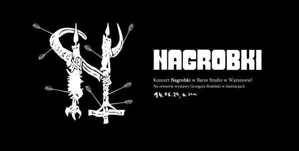 NAGROBKI w Barze Studio | Koncert z okazji otwarcia wystawy Grzegorz Rosiński w ilustracjach 