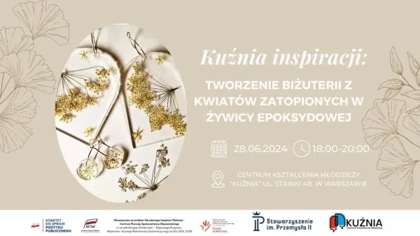 Kuźnia Inspiracji: Tworzenie biżuterii z kwiatów zatopionych w żywicy