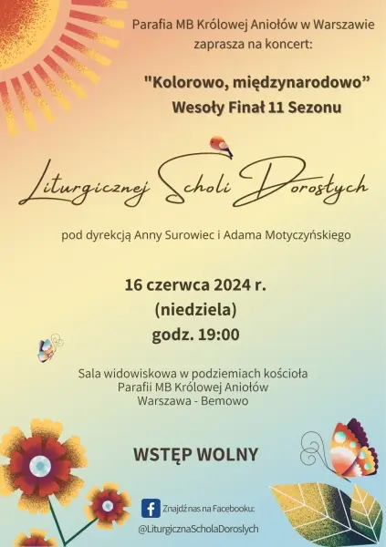 Koncert: "Kolorowo, międzynarodowo" na Bemowie