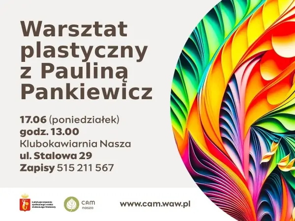 Międzypokoleniowy warsztat plastyczny z Pauliną Pankiewicz 