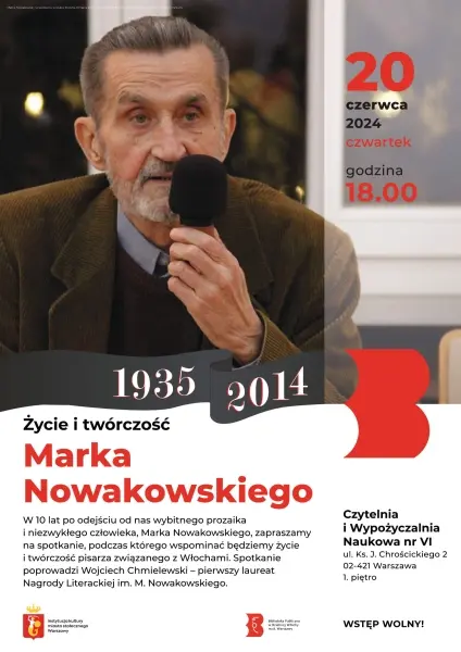 Życie i twórczość Marka Nowakowskiego