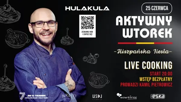 AKTYWNY WTOREK | LIVE COOKING + WARSZTATY KULINARNE Z KAMILEM PIETROWICZEM 