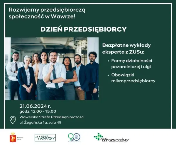 Dzień Przedsiębiorcy | Wykłady eksperta z ZUSu