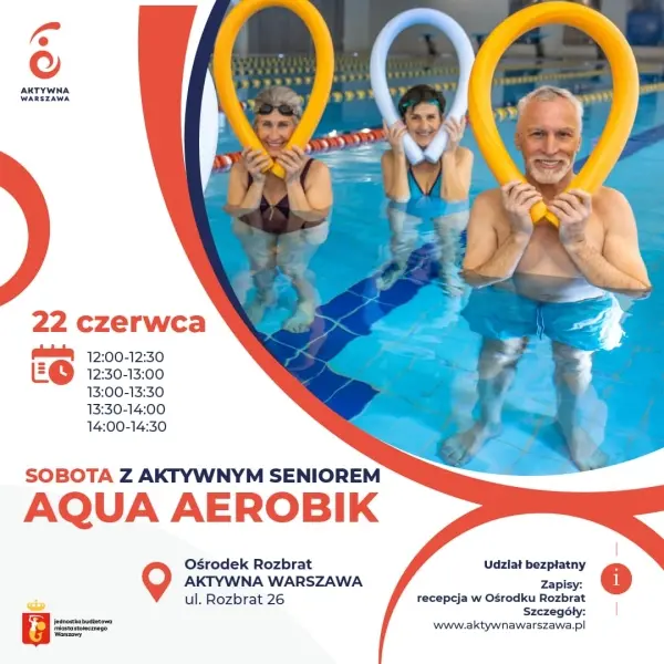 Bezpłatny aqua aerobik dla seniorów w Ośrodku Rozbrat