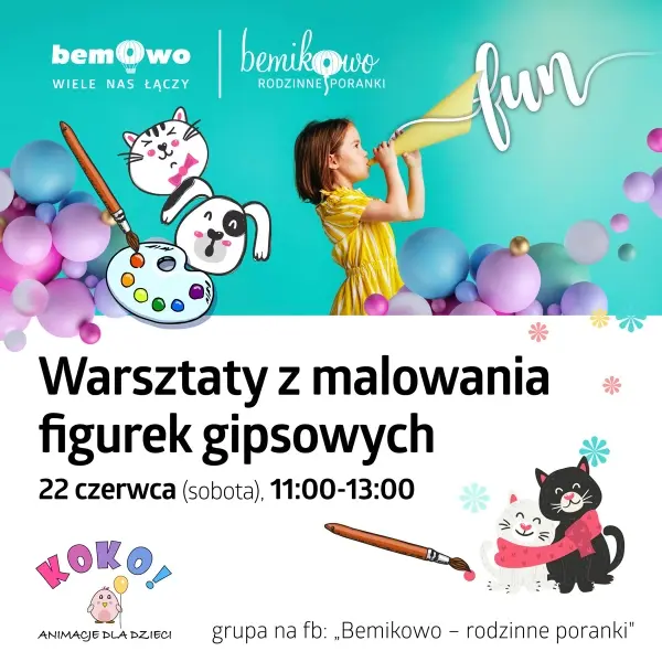 Maluj, twórz i baw się: „Bemikowo - rodzinne poranki” 