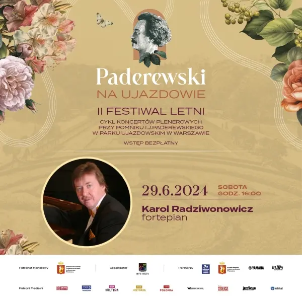 Festiwal Paderewski Na Ujazdowie - koncert inauguracyjny