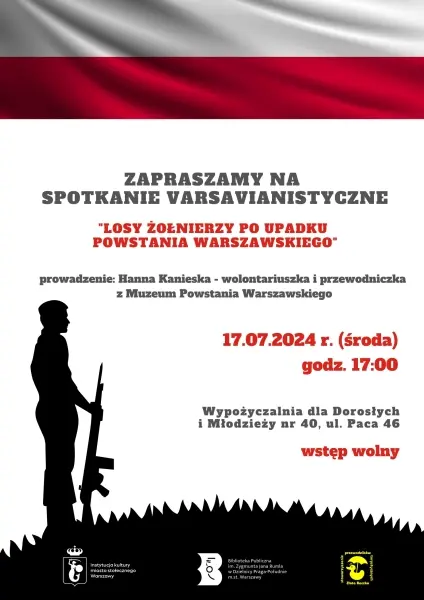 Spotkanie varsavianistyczne | "Losy żołnierzy po upadku Powstania Warszawskiego"