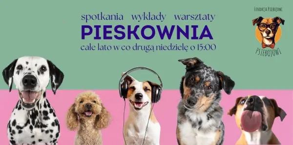 PIESKOWNIA, czyli psie spotkania i warsztaty z fundacją Psiebojowi