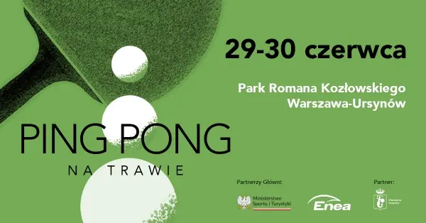 Pingpong na Trawie w Warszawie