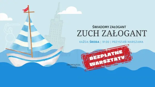 Świadomy załogant - Zuch Załogant | Bezpłatne warsztaty żeglarskie