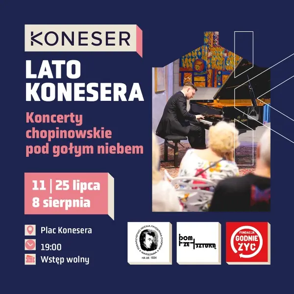 Koncerty chopinowskie pod gołym niebem | Koncert Radosława Sobczaka