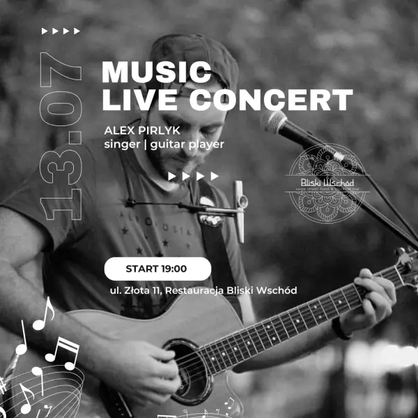 LIVE MUSIC CONCERT - Alex Pirlyk