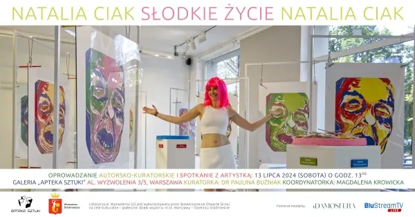 Oprowadzanie autorsko-kuratorskie oraz spotkanie z Natalią Ciak