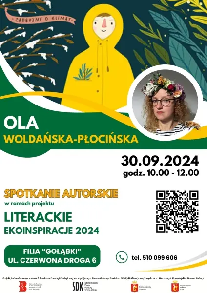 Spotkanie autorskie z Olą Woldańską-Płocińską 