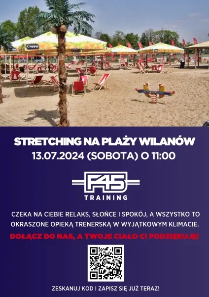 STRETCHING NA PLAŻY WILANÓW 