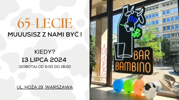 65-lecie baru mlecznego Bambino 