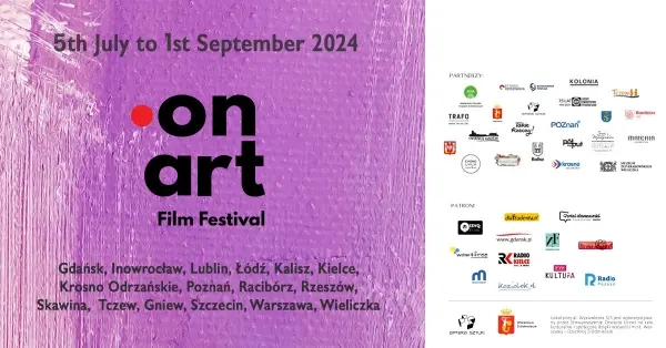 On Art Film Festiwal 2024. Pokazy filmowe w Aptece Sztuki