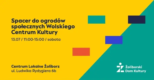 Spacer do ogrodów społecznych Wolskiego Centrum Kultury