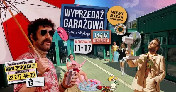 Wyprzedaż Garażowa na Bazarze Różyckiego