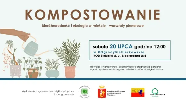 Kompostowanie - bioróżnorodność i ekologia w mieście (warsztaty plenerowe)