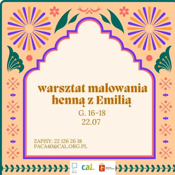 Warsztat malowania henną z Emilią