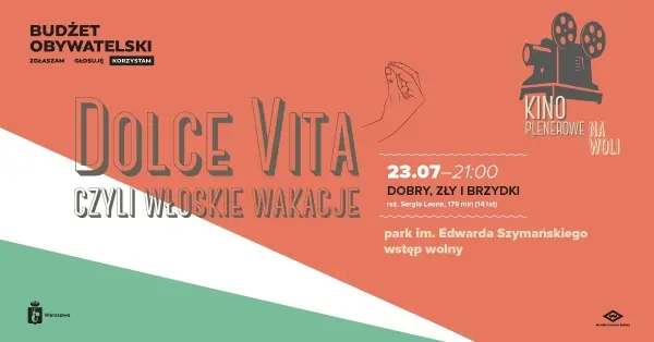 Letnie Kino Plenerowe na Woli | „Dobry, zły i brzydki” 
