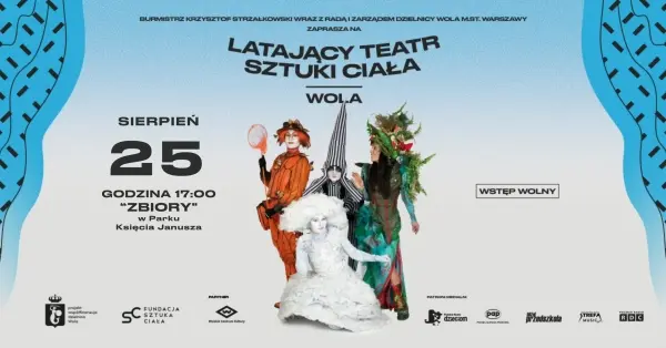 "ZBIORY" przyrodniczy spacer teatralny | Latający Teatr Sztuki Ciała - Wola
