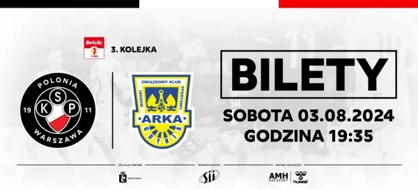 Mecz Polonia Warszawa - Arka Gdynia 