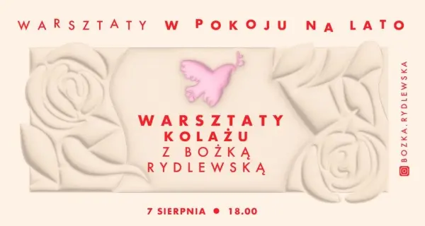 Warsztaty w Pokoju na lato | Kolaż z Bożką Rydlewską: Alicja w krainie maszyn