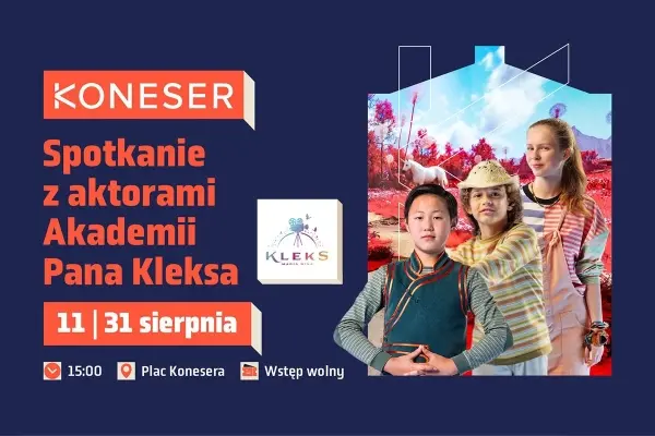 Spotkanie z aktorami Akademii Pana Kleksa w Koneserze