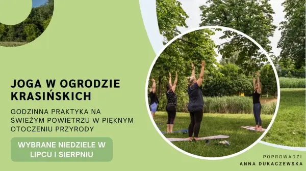 Joga w Ogrodzie Krasińskich