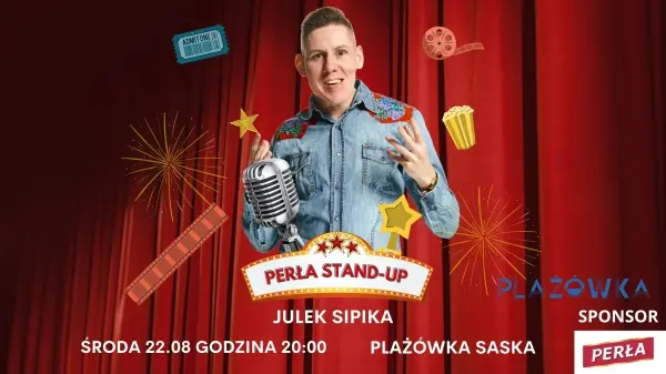Perła Stand-up na plaży Saska! Julek Sipika 