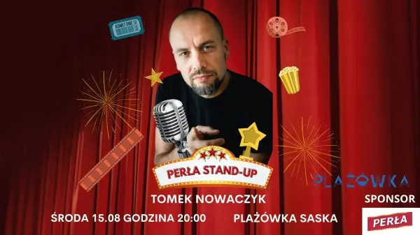 Perła Stand-up na plaży Saska! Tomek Nowaczyk 