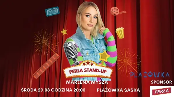 Perła Stand-up na plaży Saska! Marlena Mysza