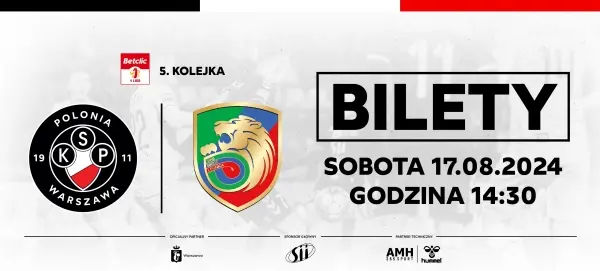 Mecz Polonia Warszawa - Miedź Legnica 
