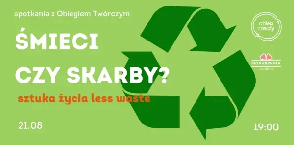 Śmieci czy skarby - sztuka życia less waste | Obieg Twórczy w Prochowni