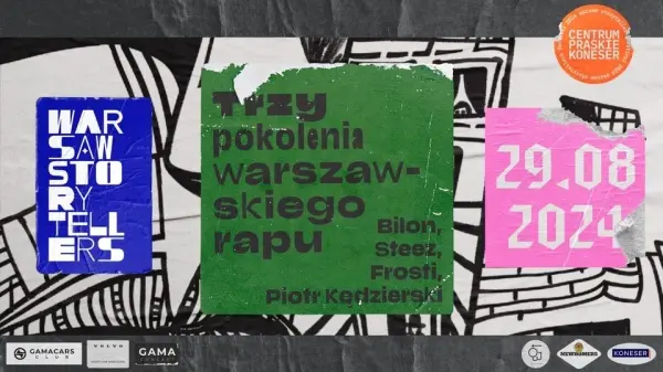 Trzy pokolenia warszawskiego rapu - Bilon (Hemp Gru), Steez (Problem), Frosti, Piotr Kędzierski