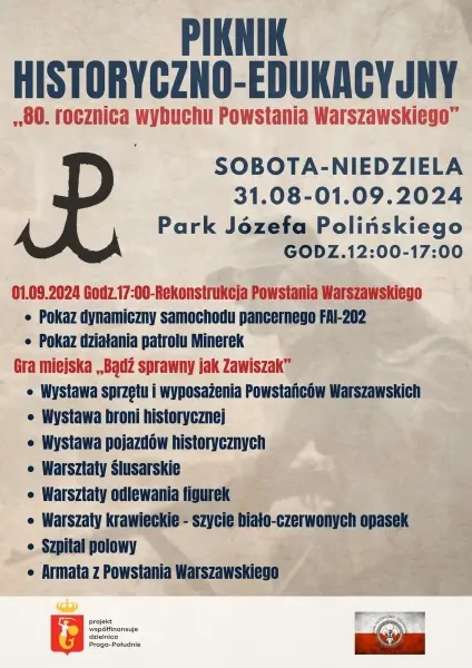 Piknik Historyczno-Edukacyjny „80. rocznica wybuchu Powstania Warszawskiego”