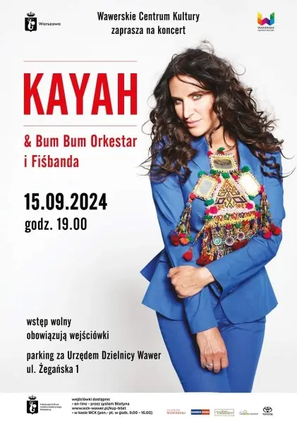 Koncert KAYAH & Bum Bum Orkestar i Fiśbanda