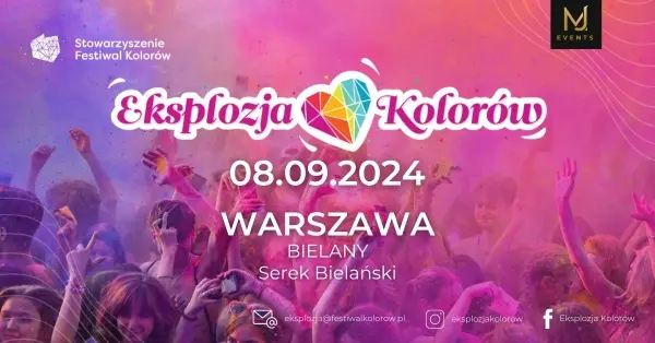 Eksplozja Kolorów na warszawskich Bielanach 2024