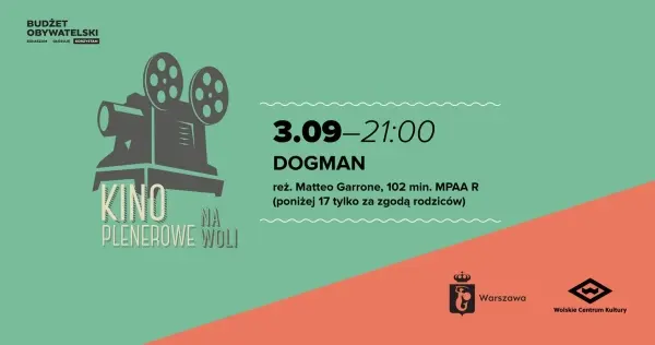 Letnie Kino Plenerowe na Woli | "Dogman" 