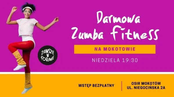 Darmowa Zumba na Mokotowie