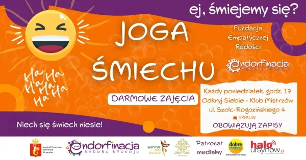 Śmiej się na zdrowie! Joga śmiechu 