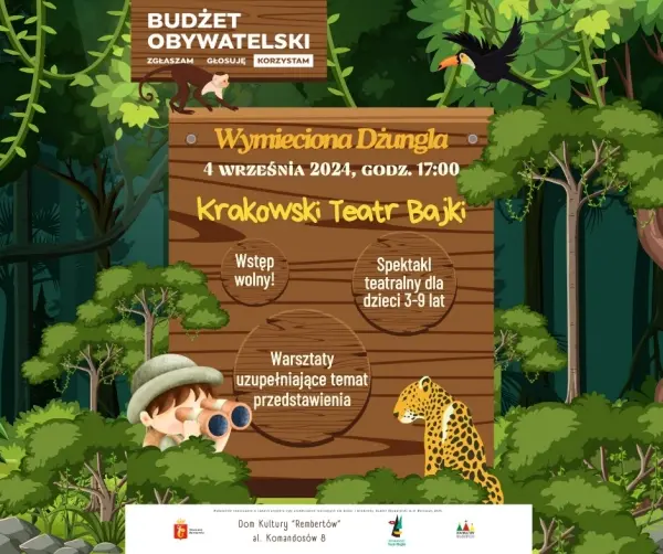 Spektakl dla dzieci "Wymieciona Dżungla"