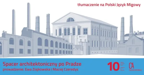 Spacer architektoniczny po Pradze z tłumaczeniem na PJM