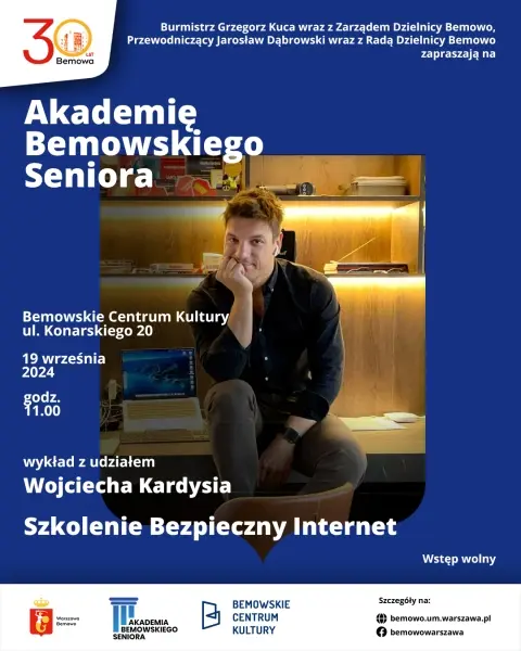 Szkolenie Bezpieczny Internet | Akademia Bemowskiego Seniora