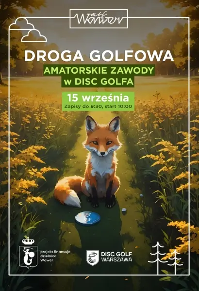 Droga Golfowa Amatorskie Zawody w Disc Golfa