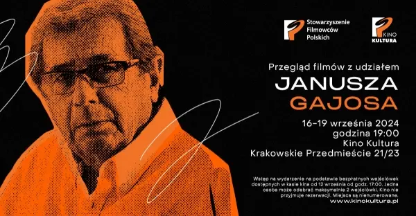 Przegląd filmów z udziałem Janusza Gajosa 