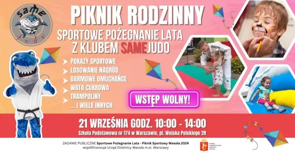 Sportowe Pożegnanie Lata! | Piknik Rodzinny w W-wie Wesołej 